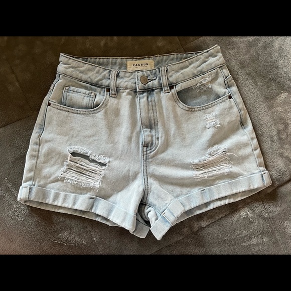 pacsun denim mom shorts - Picture 5 of 8
